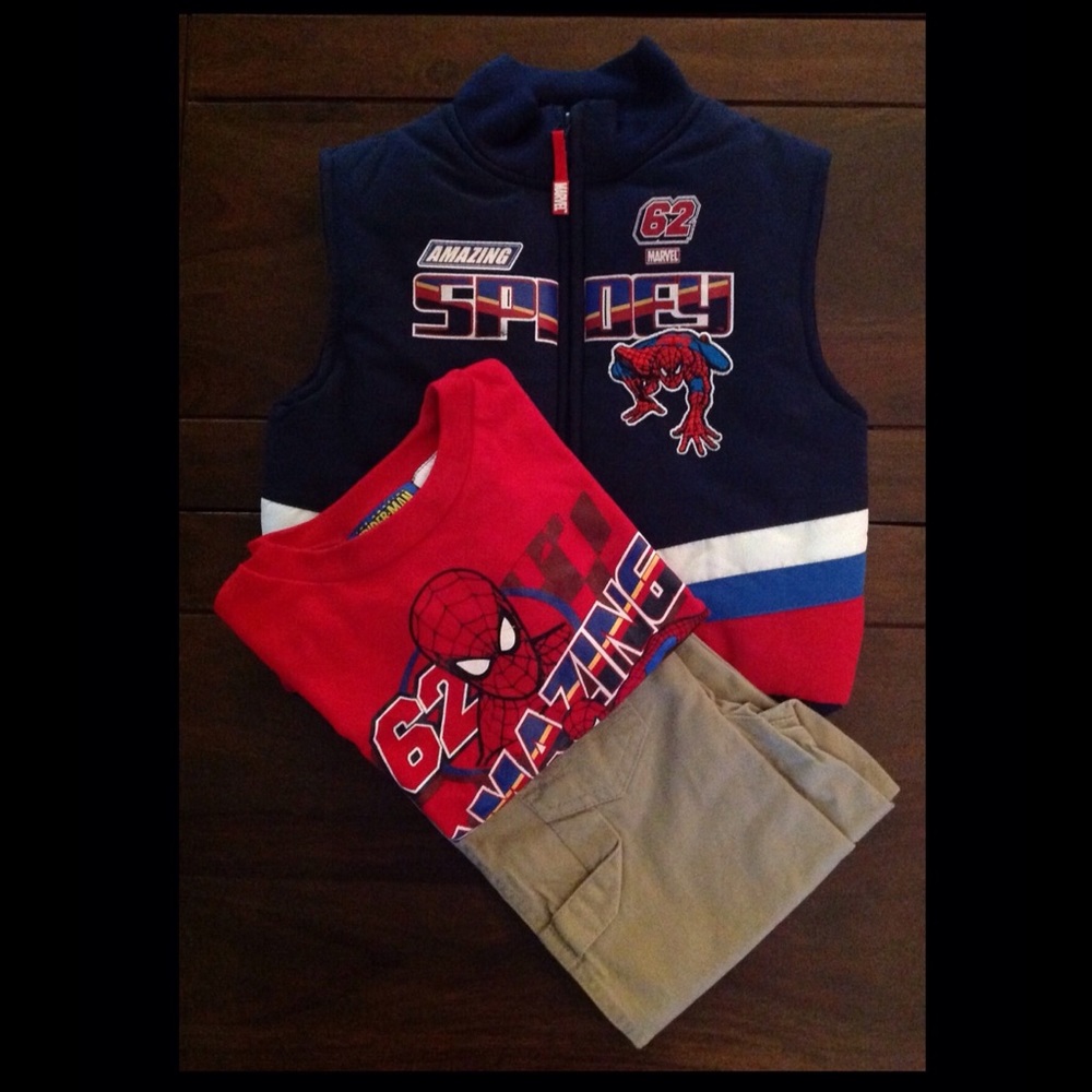 Boys 3 Piece Spider-man Set